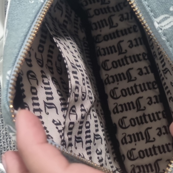 JUICY COUTURE Bestseller Camera Crossbody in Denim/White - Picture 10 of 13
